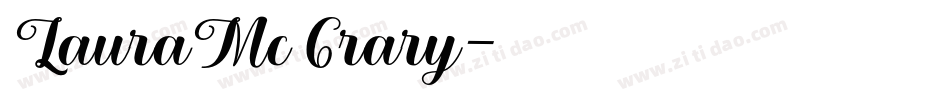 LauraMc Crary字体转换